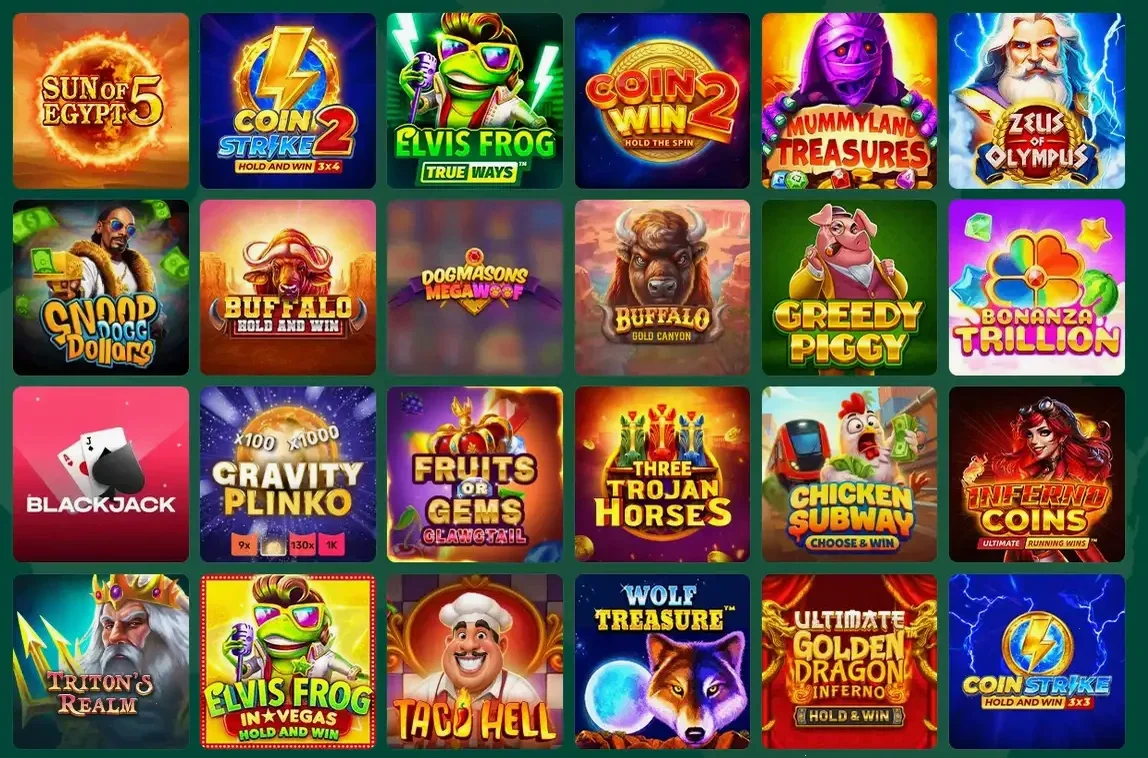 Slotozal — игровой интерфейс казино